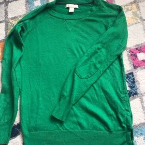 Banana Republic Crew Neck Sweater in Lush Green